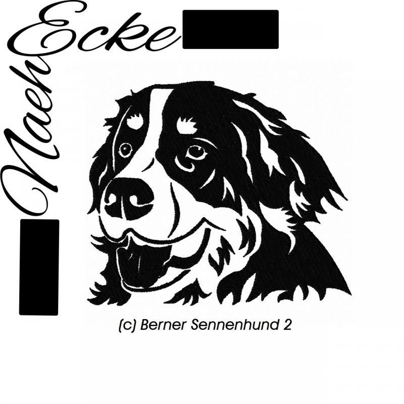 Stickdatei Berner Sennenhund Nr. 2 10x10