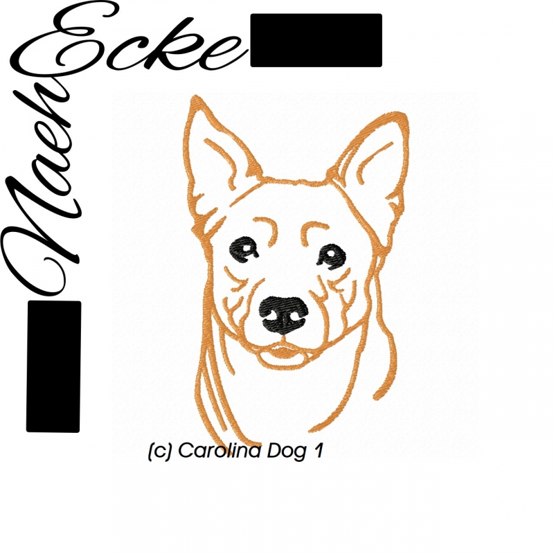 Stickdatei Carolina Dog 1 13x18