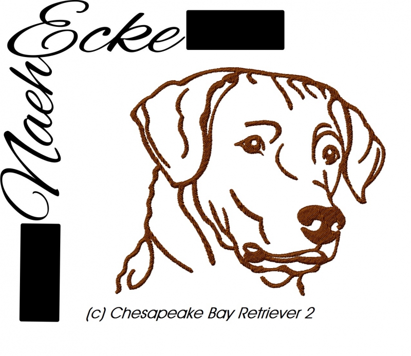 Stickdatei Chesapeake Bay Retriever Nr. 2 10x10