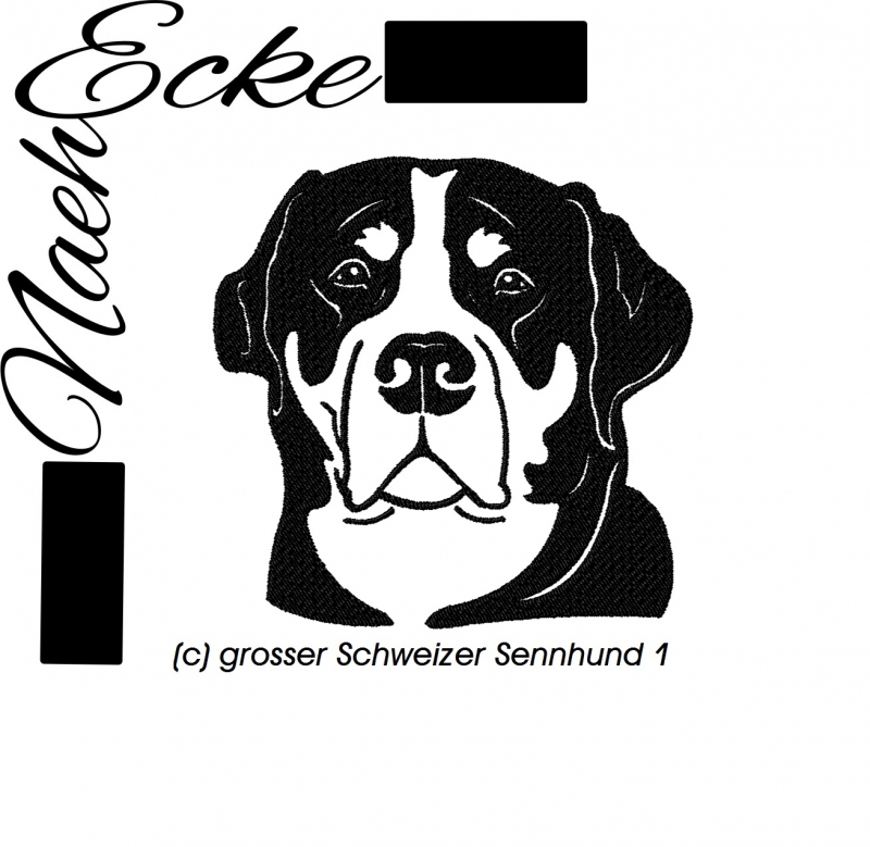 Stickdatei Grosser Schweizer Sennenhund1 20x30 