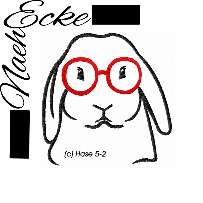 Stickdatei Hase Nr. 05-1 13x18