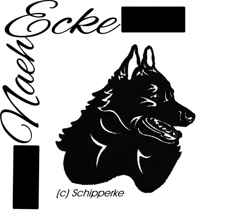 Stickdatei Schipperke 1 13x18 