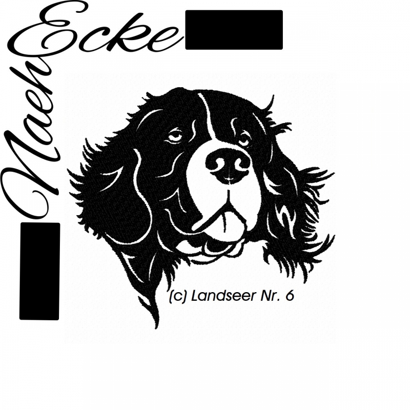 Stickdatei Landseer Nr. 6 10x10 