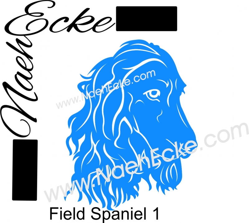 PLOTTERdatei Field Spaniel SVG / EPS