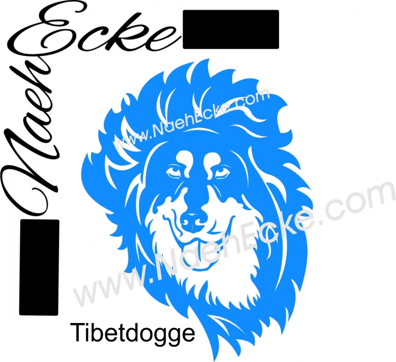 PLOTTERdatei Tibetdogge SVG / EPS