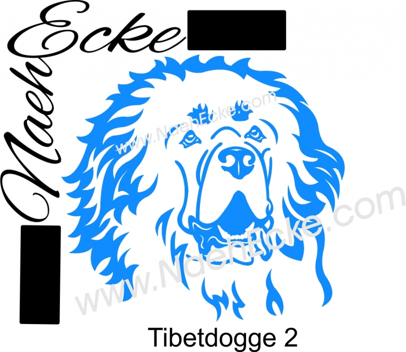 PLOTTERdatei Tibetdogge 2 SVG / EPS