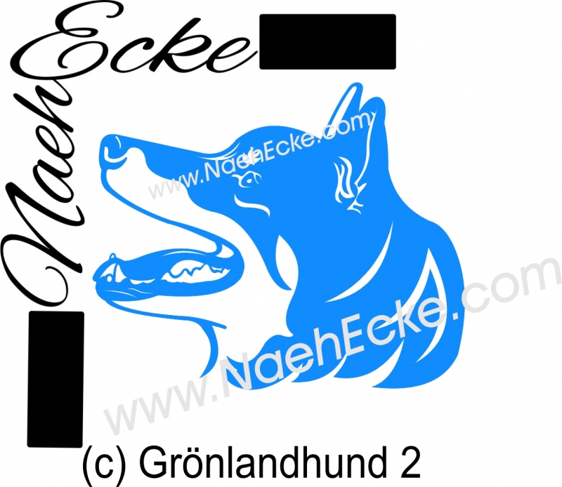 PLOTTERdatei Grönlandhund 2 SVG / EPS