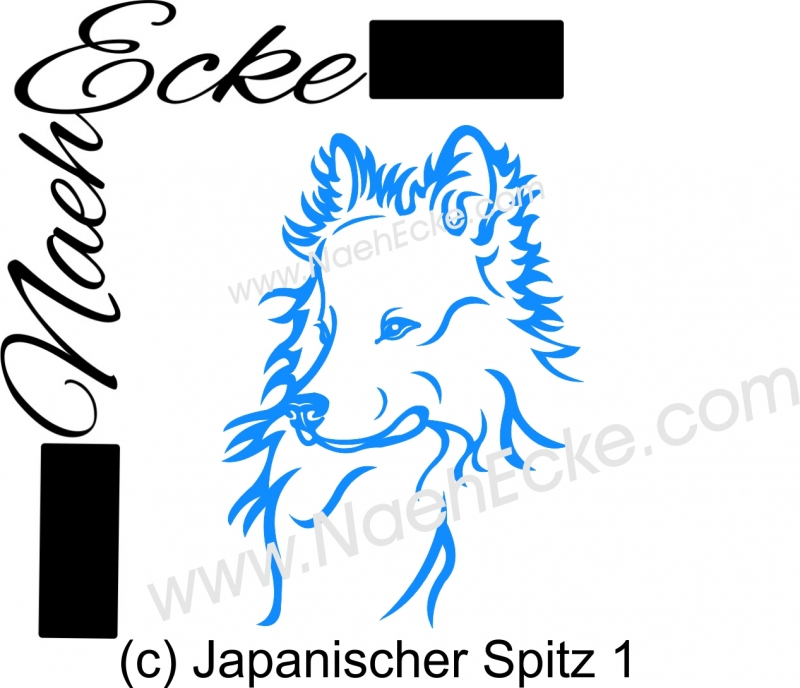 PLOTTERdatei Japanischer Spitz 1 SVG / EPS