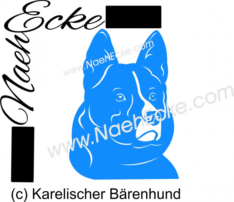 PLOTTERdatei Karelischer Bärenhund SVG / EPS