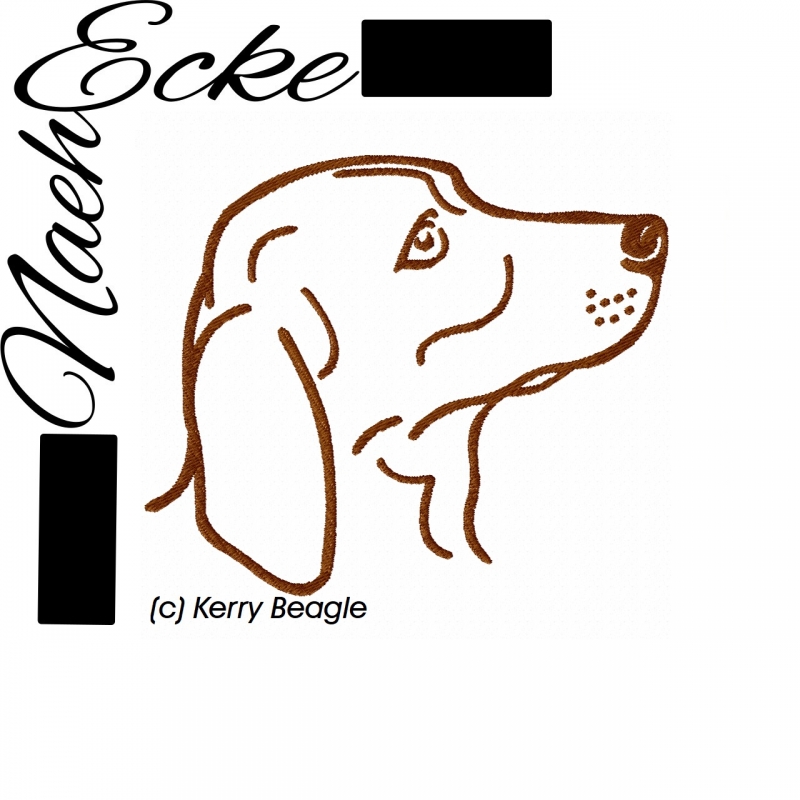 Stickdatei Kerry Beagle 13x18