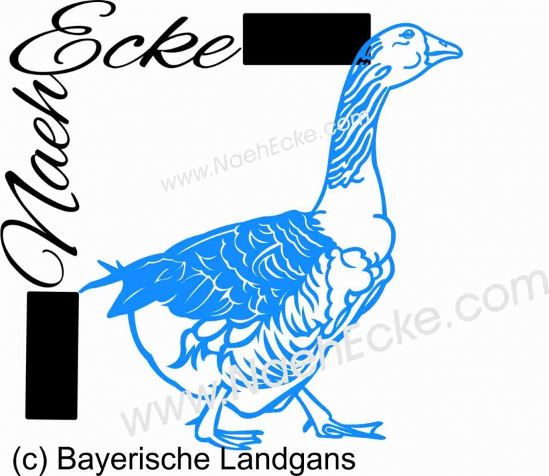 PLOTTERdatei Bayerische Landgans SVG / EPS