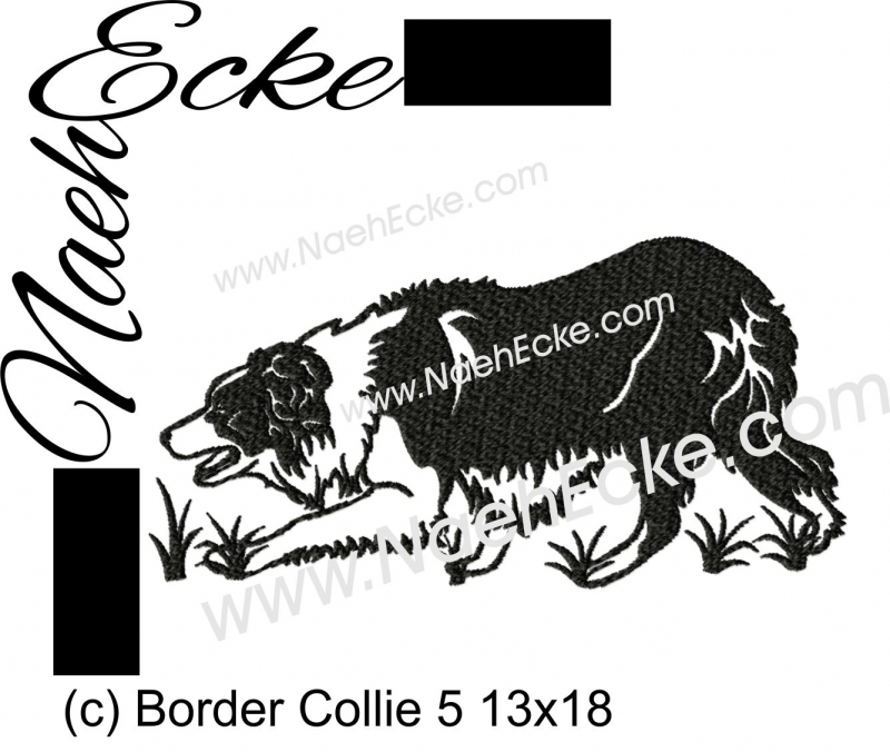 Stickdatei Border Collie Nr. 5 13x18