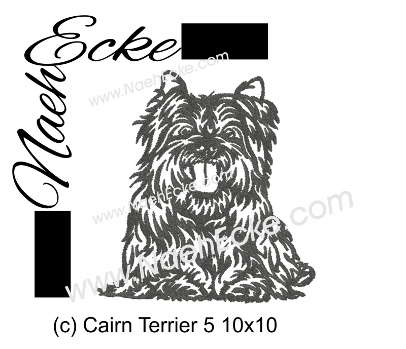 Stickdatei Cairn Terrier 5 10x10