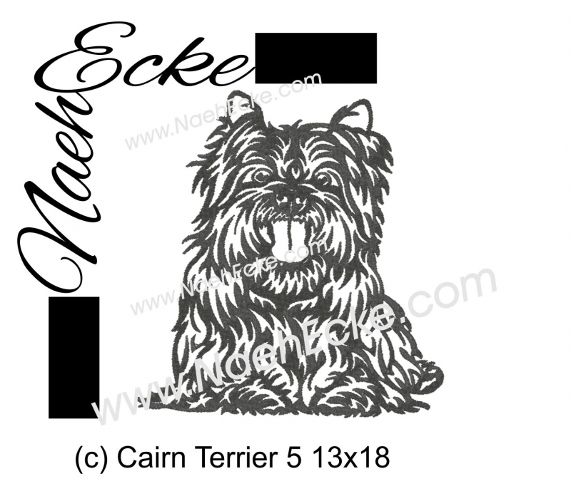 Stickdatei Cairn Terrier 5 13x18