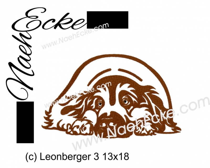 Stickdatei Leonberger 3 13x18