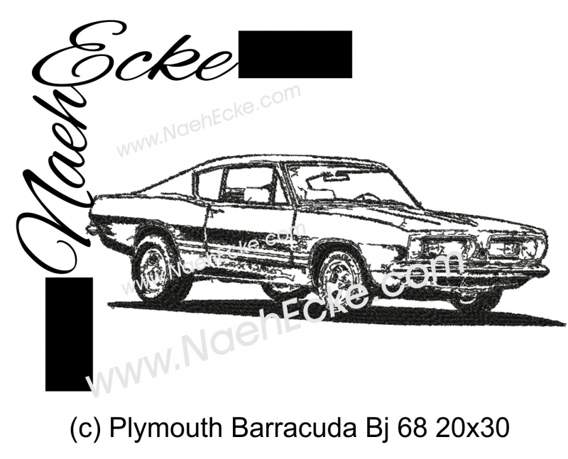 Stickdatei Barracuda Bj 68 20x30