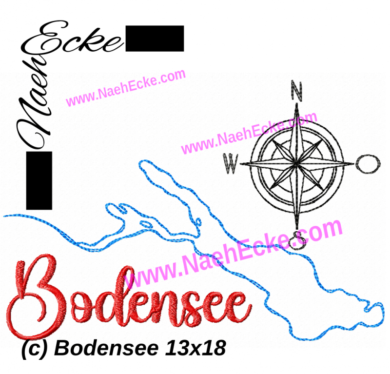 Stickdatei Bodensee 13x18 / 14x20