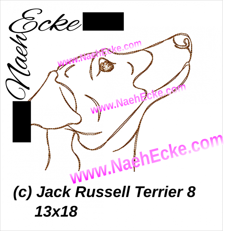 Stickdatei Jack Russell Terrier 8 13x18