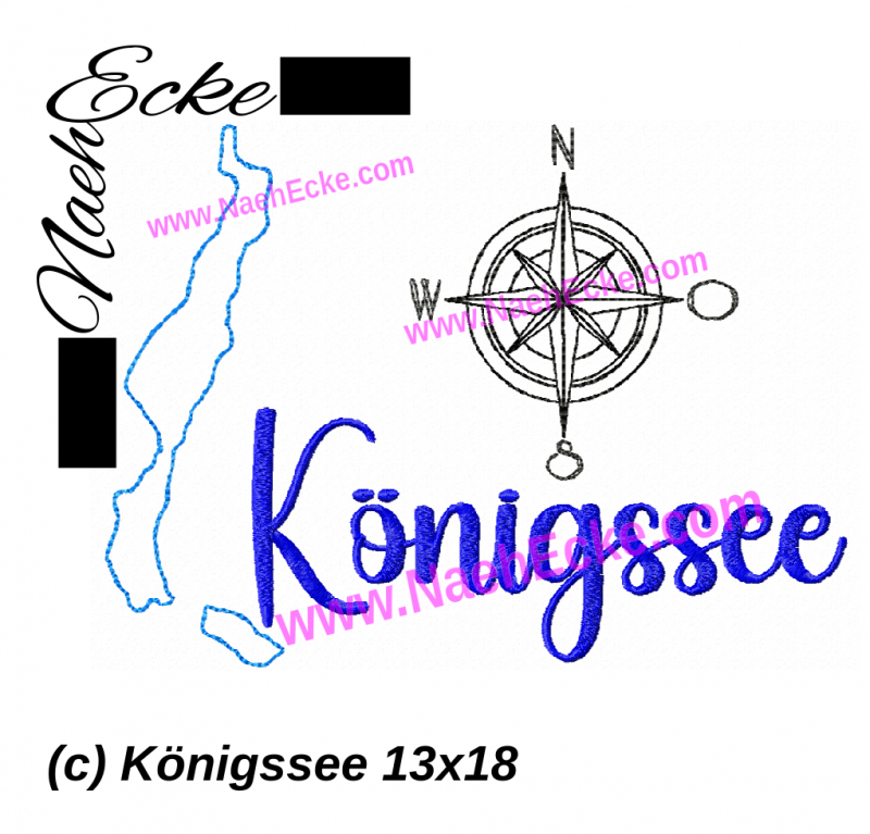 Embroidery Königssee 5x7