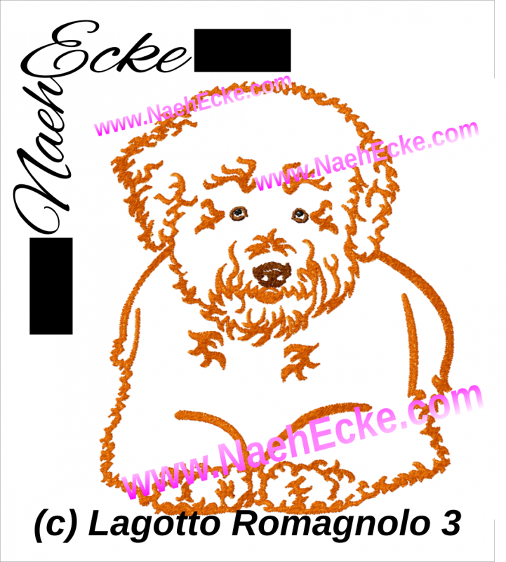 Stickdatei Lagotto Romagnolo 3 13x18