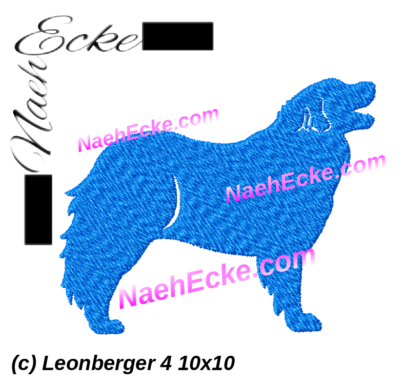 Stickdatei Leonberger 4 10x10