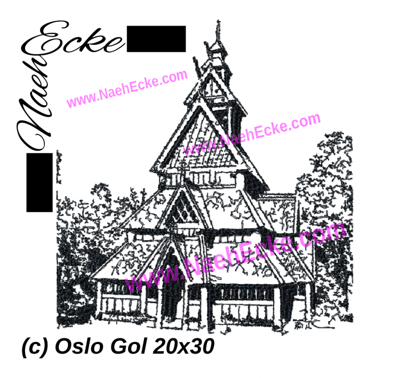 Stickdatei Oslo Gol 20x30 / 20x20 / 20x28