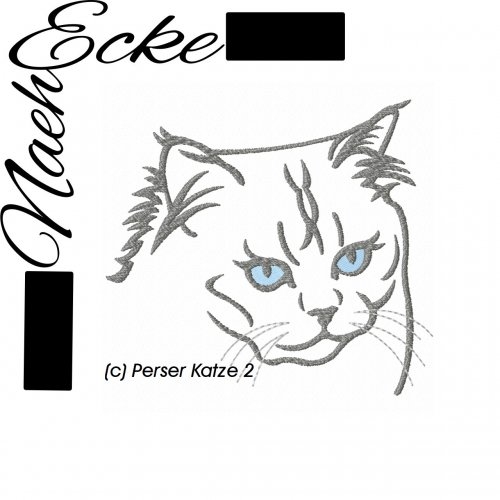 Stickdatei Perserkatze 2 13x18 