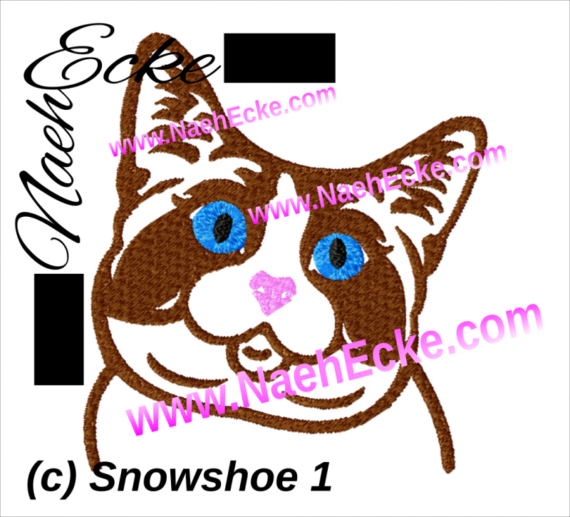 Stickdatei Snowshoe 1 10x10