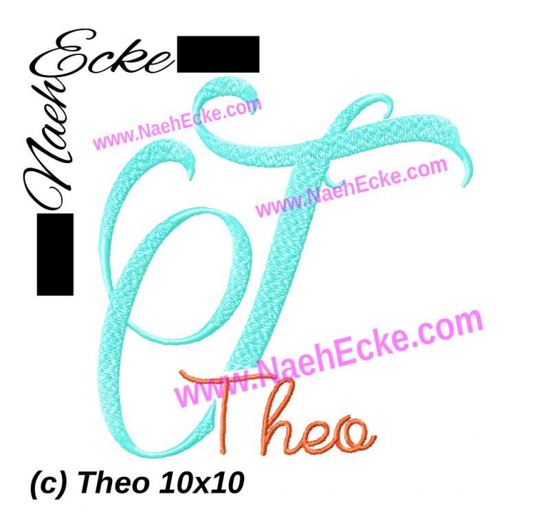 Stickdatei Theo 10x10