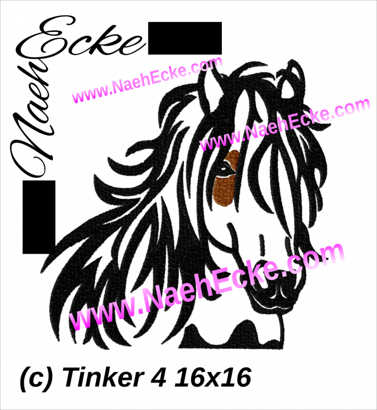 Stickdatei Tinker Pony 4 16x16 für 18x30