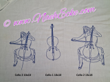 Stickdatei Cello 2 10x10