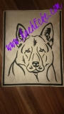 Stickdatei Schäferhund Nr. 3 13x18 