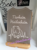 Stickdatei Meerschweinchen 3-2 mit Herzschlag 10x10