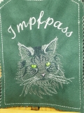 Stickdatei Norwegische Waldkatze Nr. 6 10x10