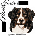 Embroidery Berner Senn Dog 5 13x18 PHOTOstitch 