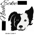 Stickdatei Border Collie Nr. 9 10x10