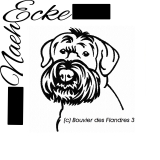 Stickdatei Bouvier des Flandres Nr. 3 13x18