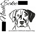 Stickdatei Catahoula Leopard Dog 10x10