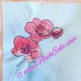 Stickdatei Orchidee 1 13x18 Watercolortattoo