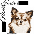 Stickdatei Chihuahua Nr. 7 Langhaar 13x18 PHOTOstitch