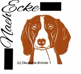 embroidery German Bracke 1 20x30 