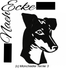 Stickdatei Manchester Terrier Nr. 3 10x10 