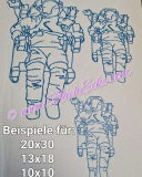 Stickdatei Astronaut 1 20x30 / 20x28