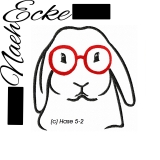 Stickdatei Hase Nr. 05-1 10x10