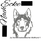 Embroidery Tschechoslowakischer Wolfhund 1 4x4" 