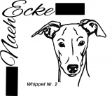 Stickdatei Whippet Nr. 2 10x10 