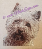 Stickdatei Cairn Terrier Nr 4 Photostitch 13x18