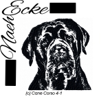 Stickdatei Cane Corso 4-1 13x18