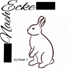 Embroidery File Rabbit 1 11.81 x 7.87