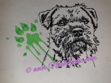 Stickdatei Border Terrier 2 10x10